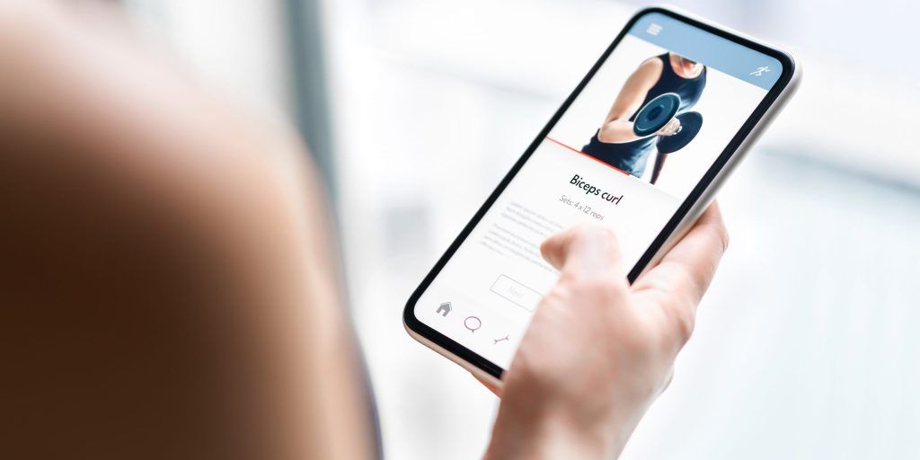App para Entrenamiento personal online en el gimnasio